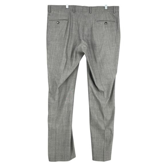 KENNETH‎ COLE Grey Wool Blend Flat Front Classic Dress Pants 38 x 30 - Picture 2 of 7